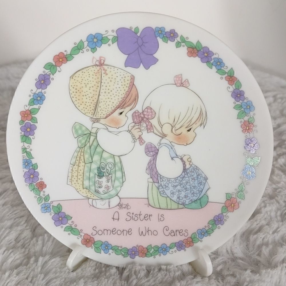 Vtg. Precious Moments "Sister" Plate